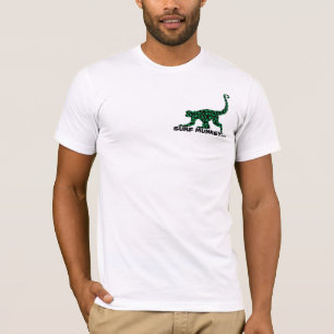 Grönt på svart - Munkey beklär/Shortboarder Tee Shirt