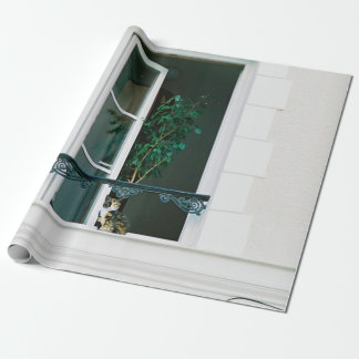 GRÖNT PÅ VITFÖNSTER PRESENTPAPPER