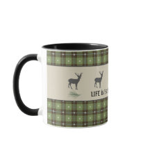 Grönt Pached Hjort Cabin