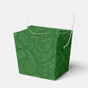 Grönt Paisley Presentaskar
