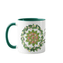 Grönt Pälsutandning Flora Löv Happy thanksgiving