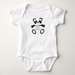 Grönt Panda Bear Baby Shower T Shirt