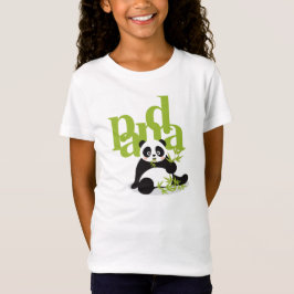 grönt pandaskjorta tee