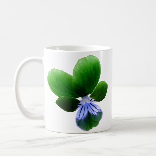 Grönt Pansy Mugg (Vänster)