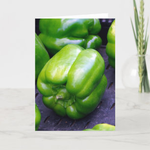 Grönt Paprika Kort