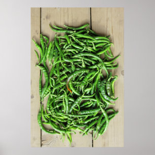 Grönt paprika poster