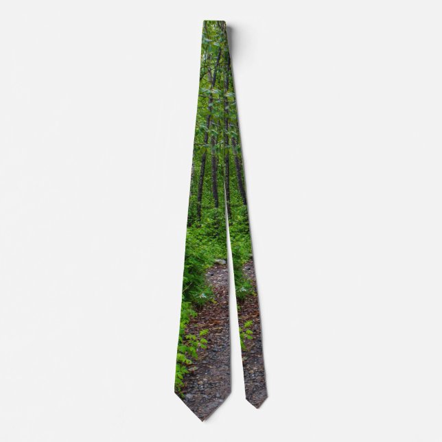Grönt Paradise Neck Tie Slips (Framsida)