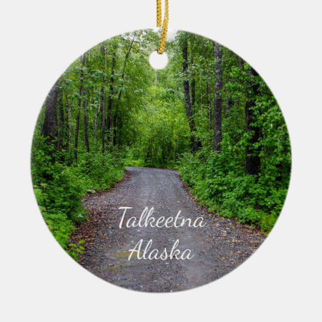 Grönt Paradise Ornament (Framsidan)