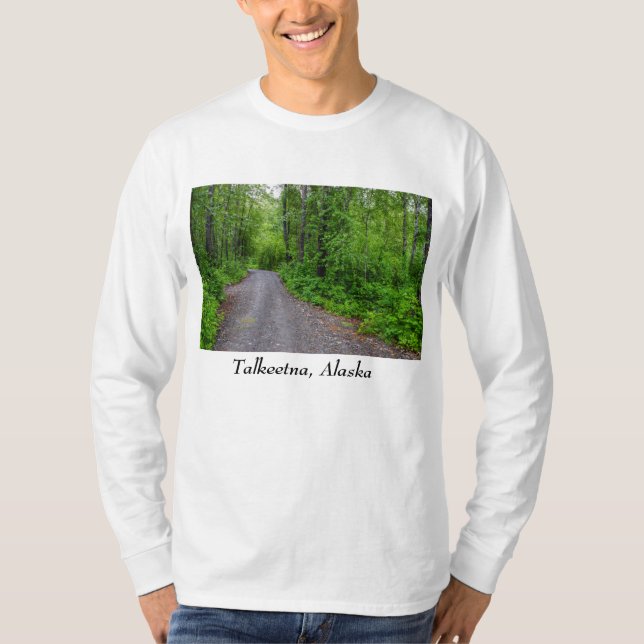 Grönt Paradise T Shirt (Framsida)