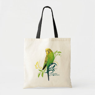 Grönt Parakeet Tygkasse