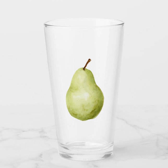 Grönt Päron Glaskopp (Framsida)