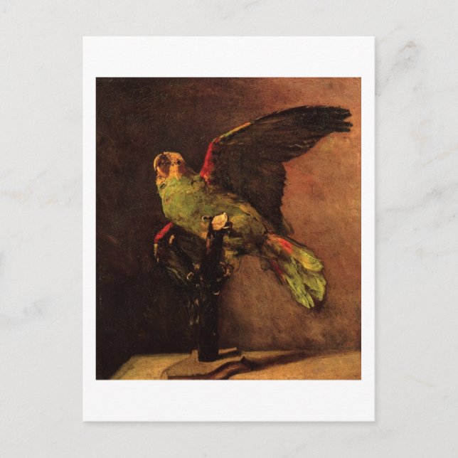 Grönt Parrot (F14), Van Gogh Fine Art Vykort (Framsida)