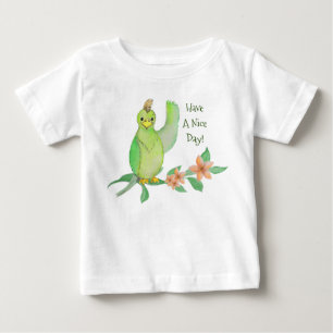Grönt Parrot, ha en fin T-Shirt-dag T Shirt