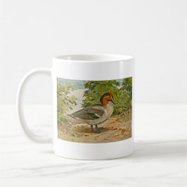 Grönt-påskyndad krickaillustration kaffemugg