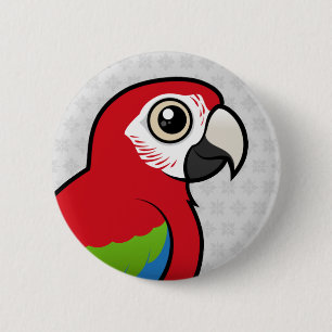 Grönt-påskyndad Macaw Knapp
