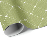 Grönt Pastel Delicate Snöre White Lattice Elegant Presentpapper<br><div class="desc">Fintvätt av blommigt för många tillfälle som bröllop,  födelsedagsfest,  möhippa,  möte med kompisars florenceK-design</div>