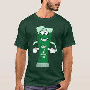 Grönt Patrick's Beer Funny som säger Patrick's Day T Shirt