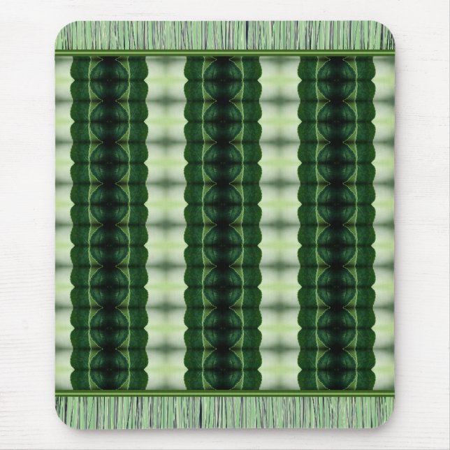 Grönt Patterned Matta Stil Musmatta (Framsidan)