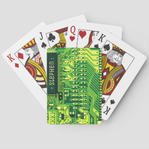 Grönt PCB-kort, kretskort för elektroniska delar Casinokort