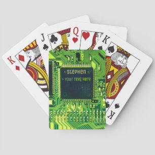 Grönt PCB-kort, kretskort för elektroniska delar Casinokort