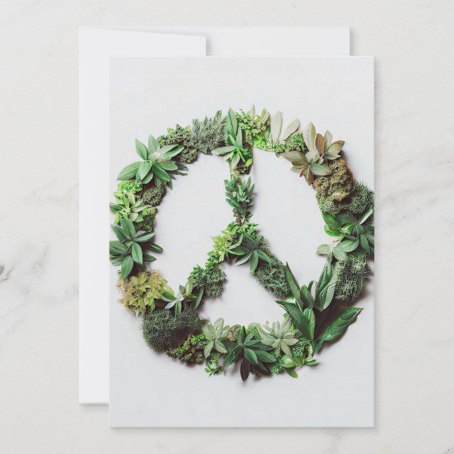 Grönt Peace Inbjudningar (Framsida)