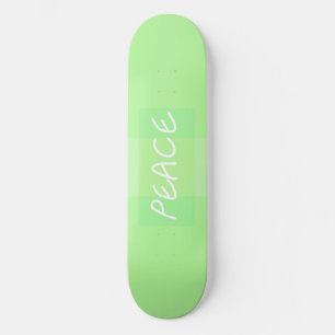 Grönt Peace Mini Skateboard Bräda 18,5 Cm