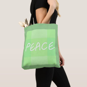 Grönt Peace Tygkasse