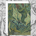 Grönt Peacock (Emperor) Moth av Vincent van Gogh Inbjudningar<br><div class="desc">Underbar Peacock Moth eller Emperor Moth av Vincent van Gogh är en vintage bra konst post impressionism naturmålning. En stor kejsare Moth flyger mellan blommorna och växterna i en trädgård. Van Gogh använde fjärilar i sitt verk som en symbol för hopp. Dödens huvud Moth är nattligt och sällan synt. Bakom...</div>
