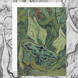 Grönt Peacock (Emperor) Moth av Vincent van Gogh Inbjudningar
