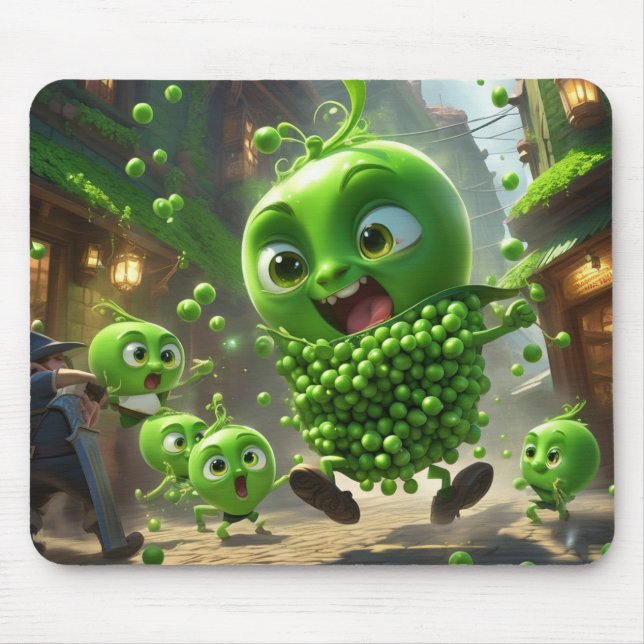 Grönt Peas Fantasy Musmatta (Framsidan)