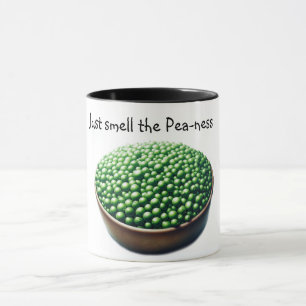 Grönt Peas Humor Mugg