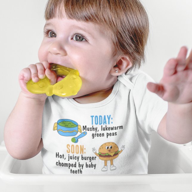 Grönt Peas och en Burger T Shirt (Skapare uppladdad)