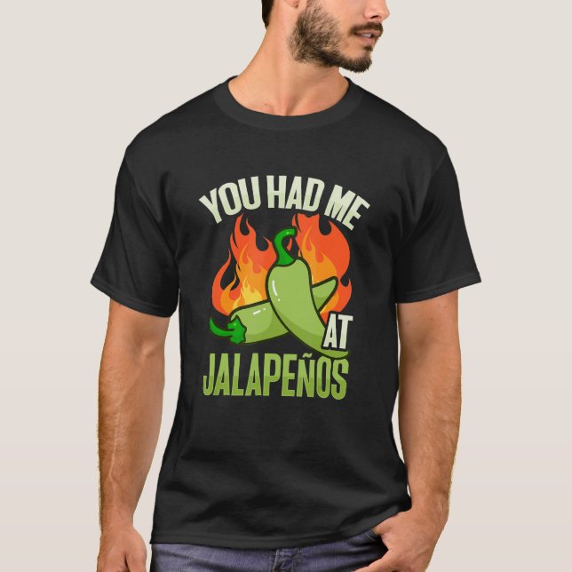 grönt peppardesign för en Scoville Chili T Shirt (Framsida)