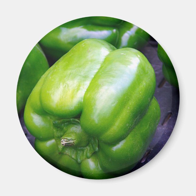 Grönt Peppers Magnet (Framsidan)