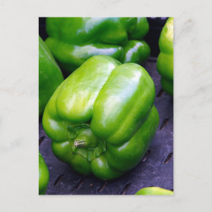 Grönt Peppers Vykort
