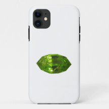 Grönt Peridot Gemstone