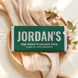 Grönt Personlig Namn Studentfest