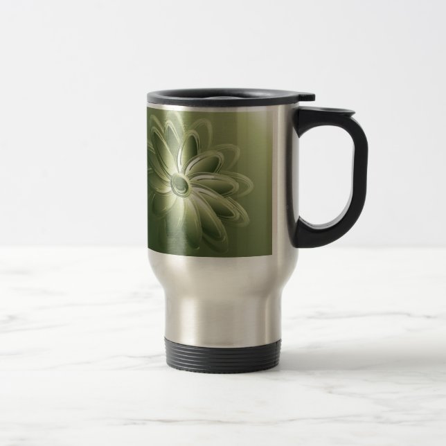 grönt petals resemugg (Höger)