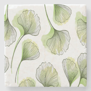 Grönt petals stenunderlägg