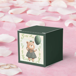 Grönt Pets Dress Bear med hårstrå Presentaskar