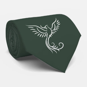 Grönt Phoenix Mystical Bird Stigning Myth Slips