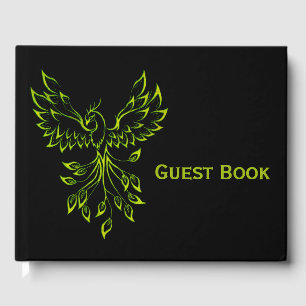 Grönt Phoenix Rises på Black Gästböcker