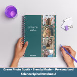 Grönt Photo Booth - Trendigets moderna Personlig Anteckningsbok<br><div class="desc">Brown Photo Booth - Trendigets moderna Personlig Science Spiral bärbara dator! Öka din anteckningsupplevelse med vår bärbara dator Brown Photo Booth spiral. Det här trendiget och den moderna designen har en fängslande fotoestetisk perfekt för vetenskapsentusiasten med en fläkt för stil. Anpassa den så att den återspeglar din unika personlighet och...</div>