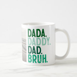 Grönt PHOTO DADA DADDY PAPPA BRUH FARS DAG Kaffemugg