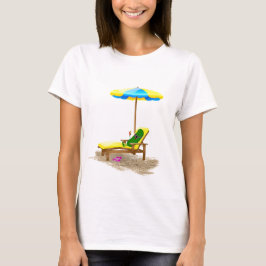 Grönt Pickle on Beach-stol T Shirt