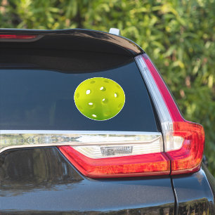 Grönt pickleball car klistermärken