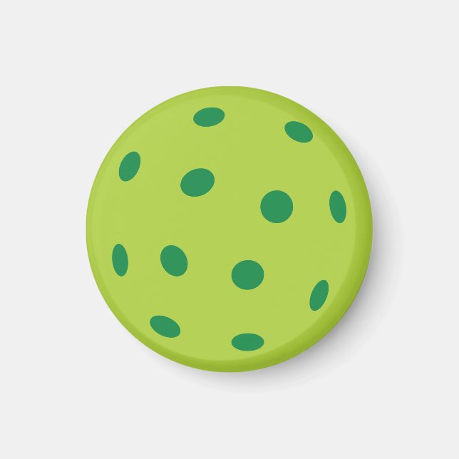 Grönt Pickleball Magnet (Framsidan)
