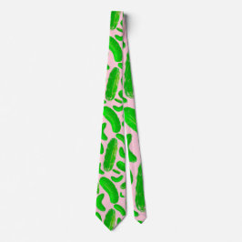 Grönt Pickles Rosa - bakgrund Slips