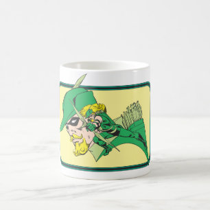 Grönt Pil huvud Kaffemugg