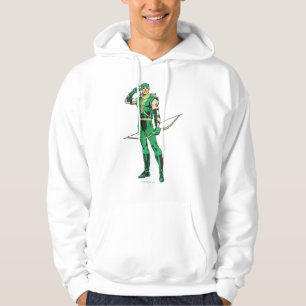Grönt-pil med mål sweatshirt